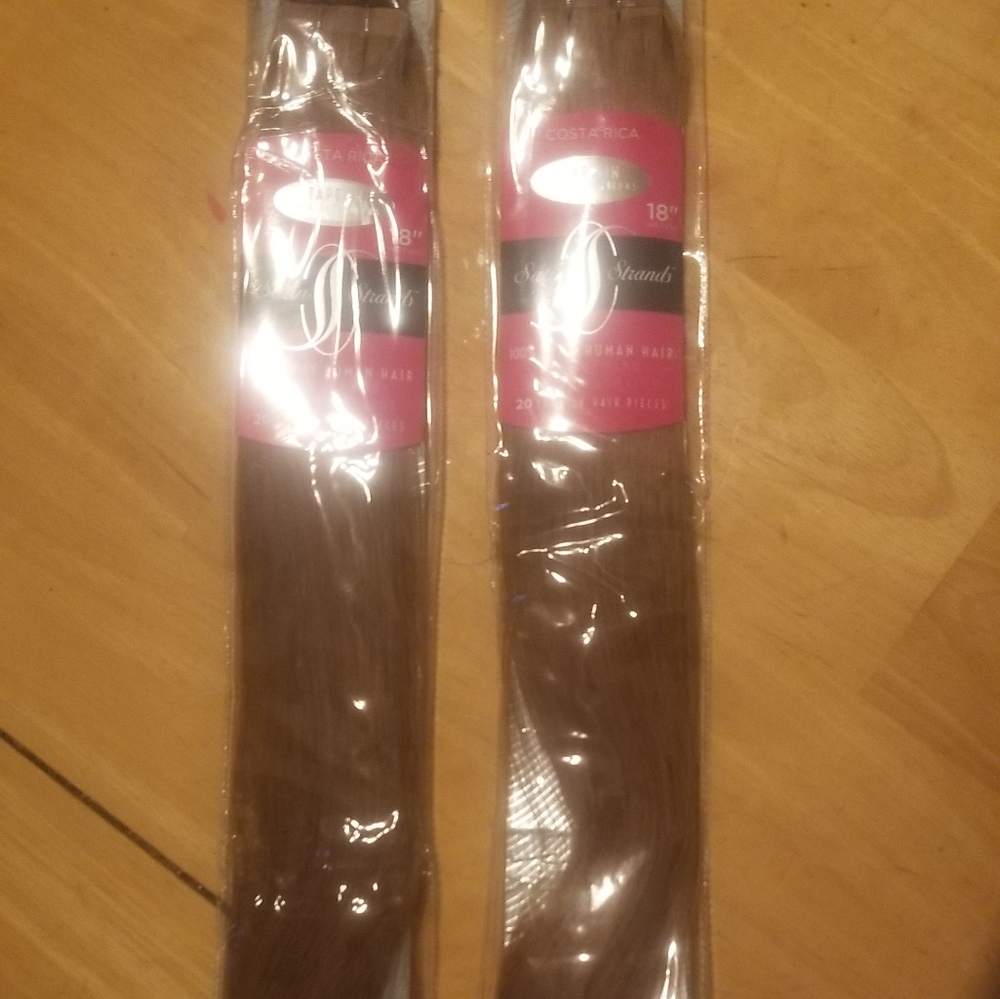 Satin strands hair extensions